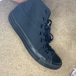 All Black Converse